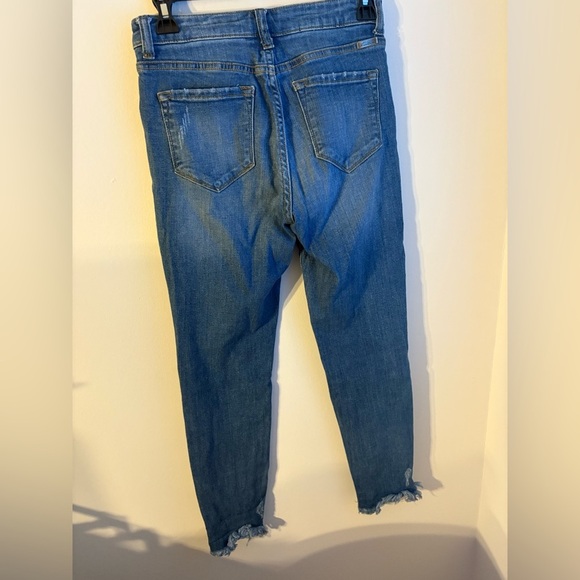 Kancan dark wash distressed jeans size 3/25 - Picture 2 of 3